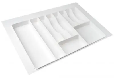#Лоток для столовых приборов в базу 800 мм, бел...