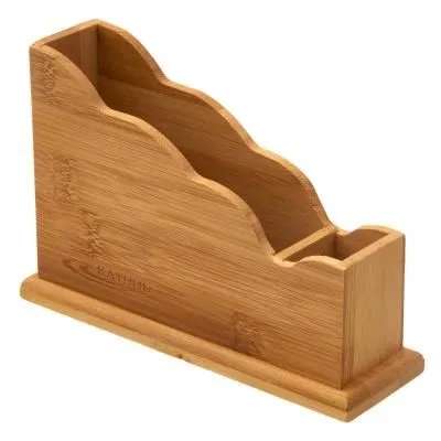 #Салфетница + зубочистки бамбук 16,7*5*11,5см №3