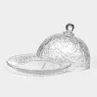 Блюдо для подачи с крышкой "Вулкан" 19,3х13,5 см   9624007