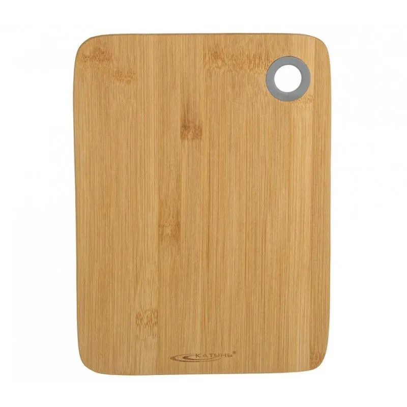 Доска раздел бамбук 280*210*10мм прямоугольная силиконовая ручка