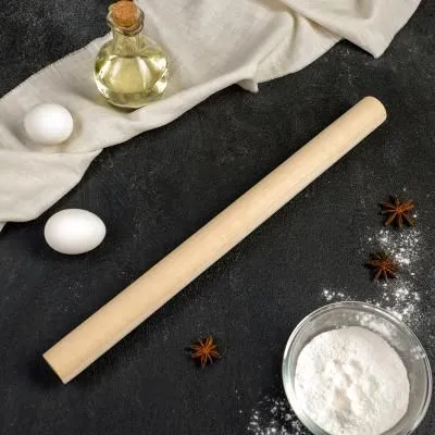 Скалка прямая 40х3 см, береза 4808517...