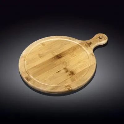 WILMAX bamboo Подставка круглая с ручкой WL-771095/А (21,5*15см) 