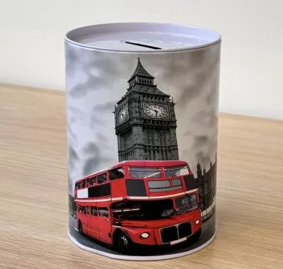 Копилка металлическая размер 5 - 12х16см...