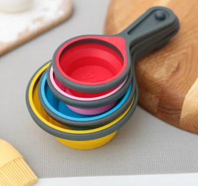 #Набор мерных ложек складных 4 шт "Светофо...