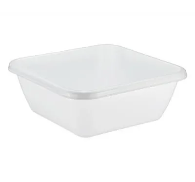Таз квадратный 12л Белый