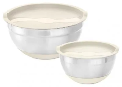 Набор мисок с крышками magnifica 2шт 1.5л+2.4л