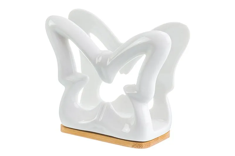 #Салфетница фарфоровая "Бабочка" 12*5...