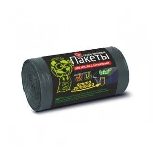 Пакеты д/мусора с завяз. GRIFON, 60л (20 мкм) П...