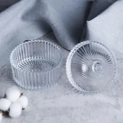 Сахарница с крышкой стеклянная "Грани"...