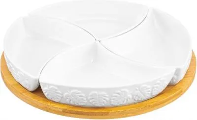 Менажница "Тропики" 25*25*6 см, 4 сек...