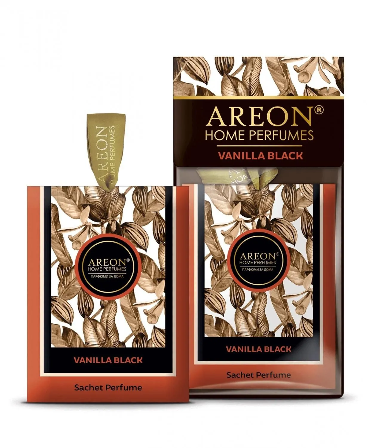 #Саше AREON HOME PERFUMES SACHET PREMIUM 704-SPP-02 VANILLA BLACK 12/144