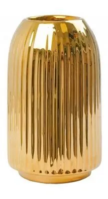Декоративная ваза Блеск, Д120 Ш120 В200, золотой Cha23-M