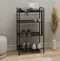 Подставка для обуви "Женева 14" (GENEVA shoe rack 14) (Черный)