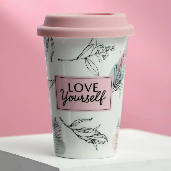 Термостакан "Love yourself!", 300 мл   5076333