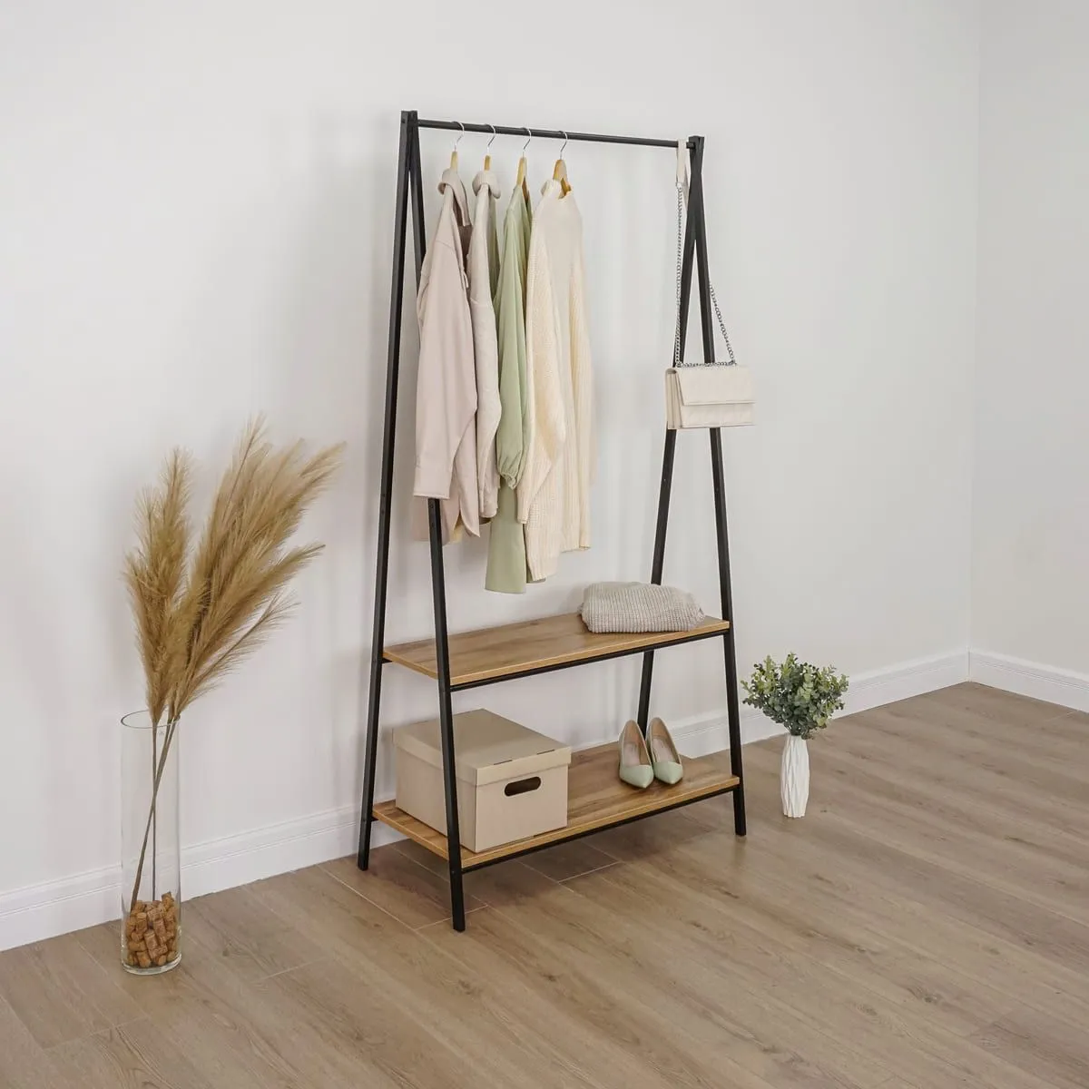 Вешалка гардеробная "Алабама 32" (ALABAMA 32 clothes rack) (Черный)