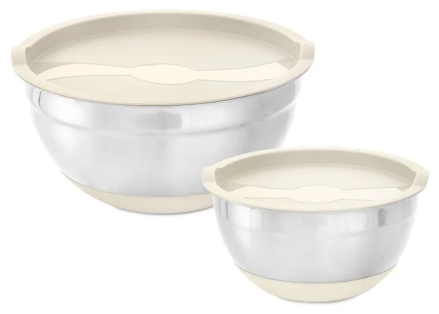 Набор мисок с крышками magnifica 2шт 1.5л+2.4л