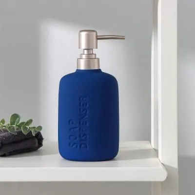 Дозатор для жидкого мыла Soft, цвет синий   7514807