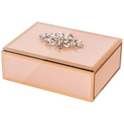 #ШКАТУЛКА КОЛЛЕКЦИЯ "BROOCH" ЦВЕТ:БЕЖЕВЫЙ 16*12*8 СМ 453-158