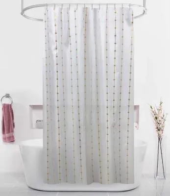 Штора д/ванн 180х200 BT829912, Золотые линии