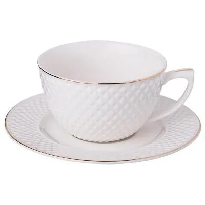 #Чайный Набор "Диаманд Голд" На 1 Персону 2 Пр. 220 Мл 359-373