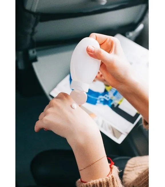 Набор д/хранения: 2 тубы косметич-100мл, белый 1694468