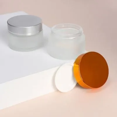 Баночка д/хранения GOLD&SILVER 30гр d5*4см стек...