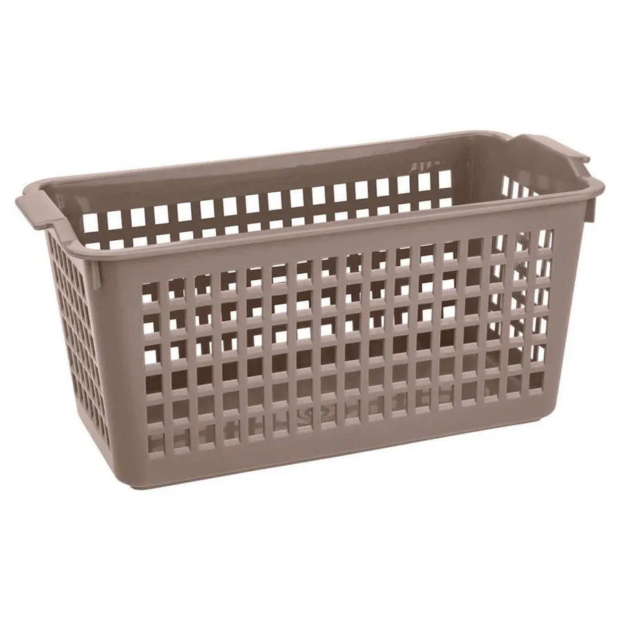 КОРЗИНКА УНИВЕРСАЛЬНАЯ 280х135х123 ММ (микс 7) (коричневый/бежевый)