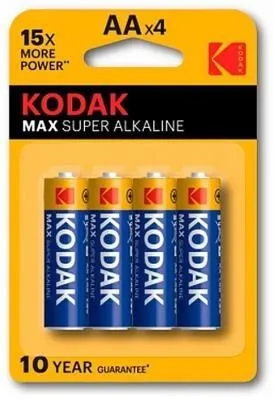 05 Kodak   MAX SUPER ALKALINE LR6-4BL  батарейк...