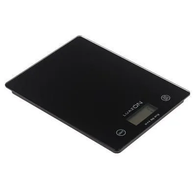 Весы кухонные LuazON LVK-702, электронные, до 5 кг, чёрные 3549060