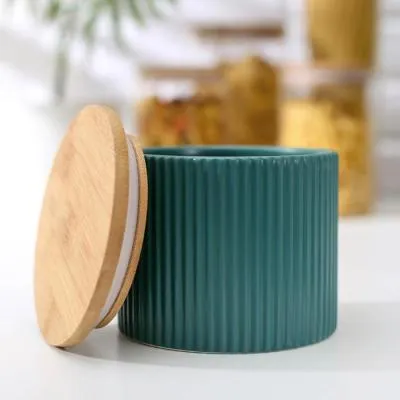 Банка для сыпучих продуктов "Изумруд" 12х10,5 см   5243448