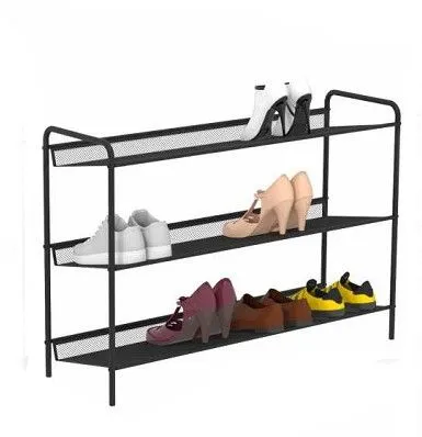 Подставка для обуви 3-х полочная "Женева 33" ( Geneva shoes 33) (Черный)