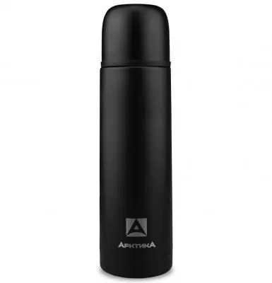 #Термос бытовой, вакуумный для напитков, тм "Арктика", 750 мл, арт. 102-750 (чёрный песок, матовый)