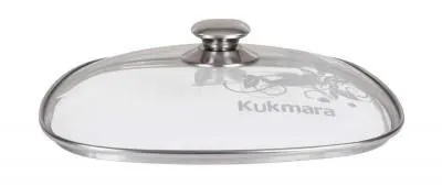 Крышка стеклянная квадратная 280мм, с ободом и ...