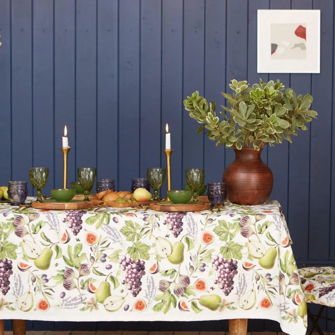 #Скатерть "Этель" Фруктовый сад 149х220см, 100% хл, саржа 190 г/м2 5376610
