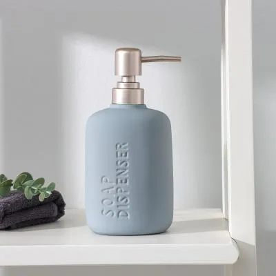 Дозатор для жидкого мыла Soft, цвет серый   751...