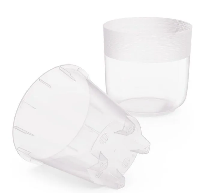 Горшок цв. "Линель" 4,5л двойной (прозрачный)