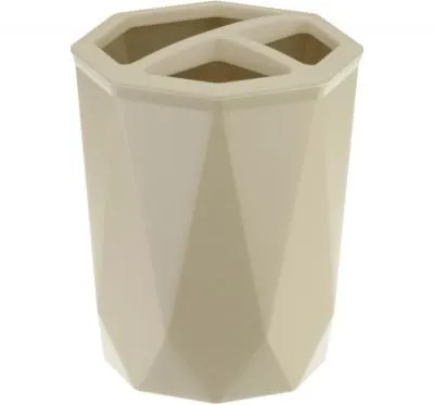 Подставка для зубных щеток Призма латте...