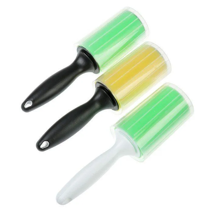 #Ролик для чистки одежды силиконовый 24х6,5х6,5см, цвет МИКС  1476787