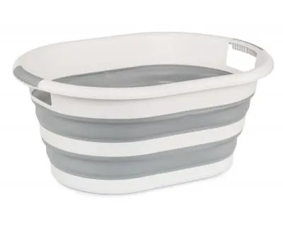 #Корзина для белья MAGIC серая 25л 54.5x39x24см...