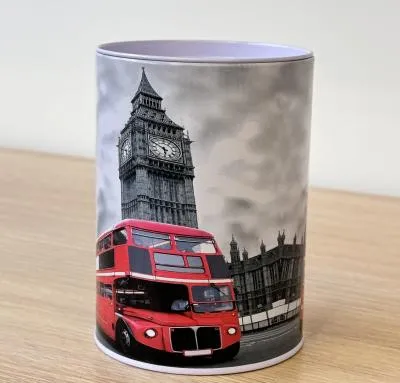 Копилка металлическая размер 4 - 10х15см...