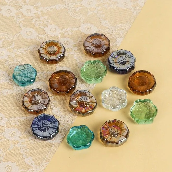 Камешки декоративные "Цветочки", цвет...