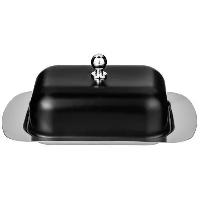 #МАСЛЕНКА AGNESS С МЕТАЛЛ. КРЫШКОЙ 19*12*7СМ