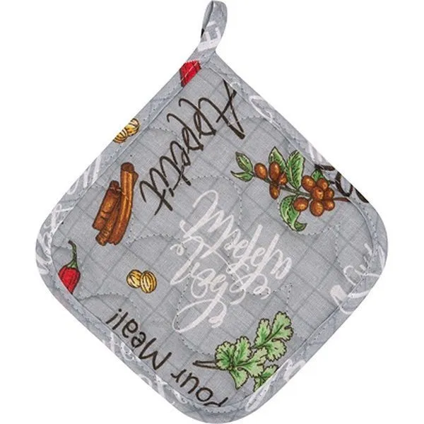 #Прихватка квадратная 18х18 "Радушная хозяйка" (Чили)