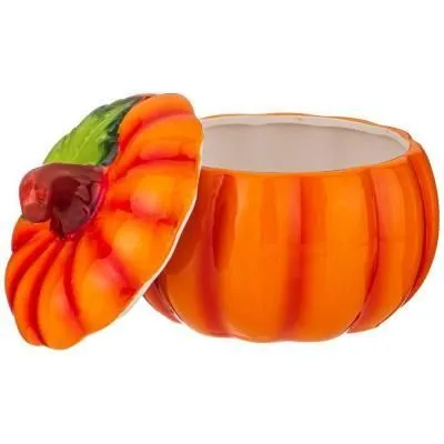 БЛЮДО ДЛЯ ЗАПЕКАНИЯ С КРЫШКОЙ "ТЫКВА" 1000 МЛ. 16*16*14,5 СМ. "IL RACCOLTO" 490-425