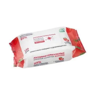 Влажные салфетки антибактериальные с ароматом к...